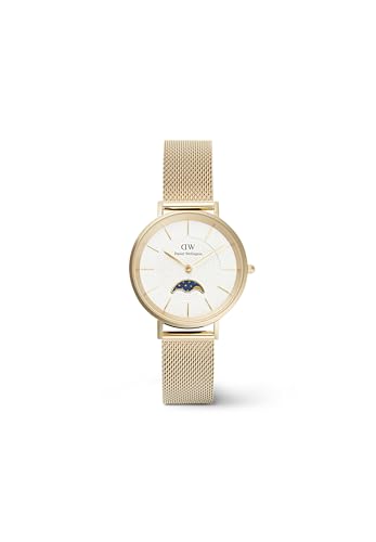 腕時計 レディース ダニエルウェリントン DW Daniel Wellington Petite Moonphase G White 32mm 時計 ブランド 20代 30代 ローズゴールド ゴールド シルバー ウォッチ 大人 綺麗 上品 高級 エレガント シンプル 華やか ビジネス ギフト プレゼント 祝い 記念 2024年